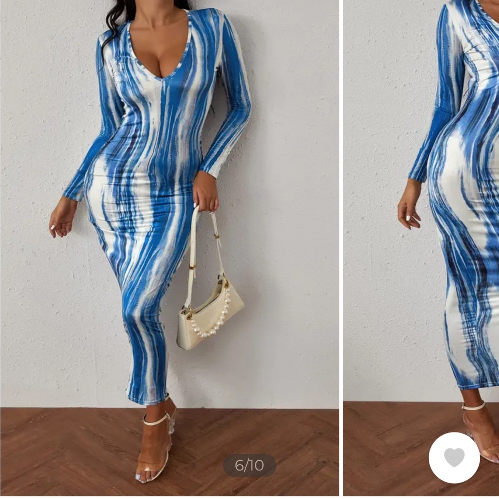 Blue dress never worn ordered from this site